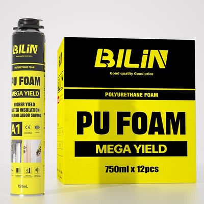 OEM Windows Doors Mounting Foam Multipurpose Pu Foam Spray Gap Fill Spray Pu Foam