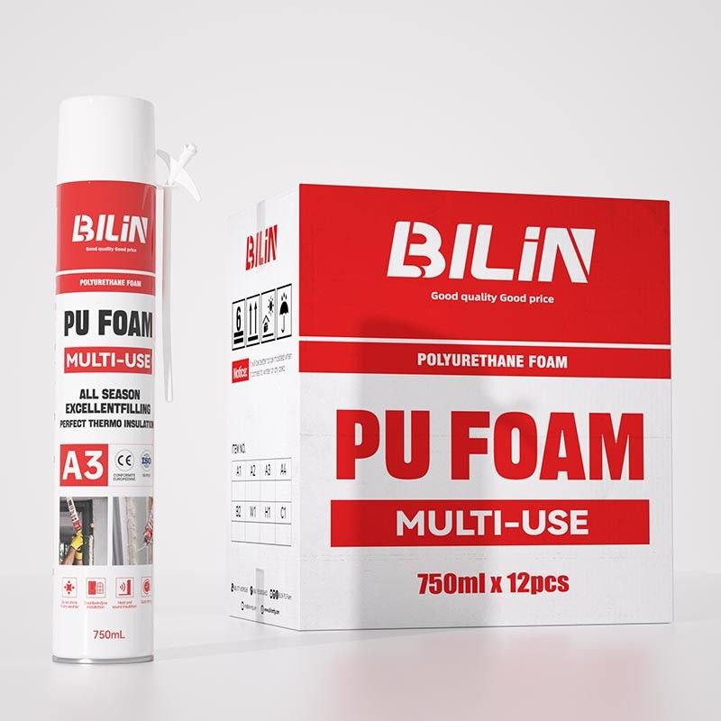 OEM Polyuréthane PU mousse pulvérisation résistant aux intempéries pour l'installation de portes