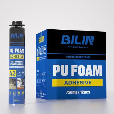 BILIN A2 adhésif en mousse PU séchée rapidement colle en mousse de polyuréthane légère