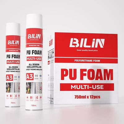 Construction mousse polyvalente en PU à l'épreuve du mildiou mousse pulvérisée en polyuréthane