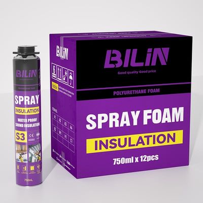 Résistant au feu Construction Pulvérisation mousse mousse Pu résistant à la moisissure Couverture sans couture