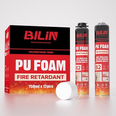 Rétractable au feu en PU écologique mousse de déchets de scellant mousse de pulvérisation ignifuge