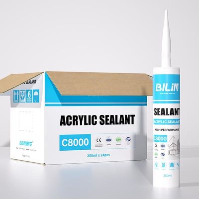 Lait blanc étanche à l' eau étanche à l' eau acrylique à une composante étanche acrylique siliconée
