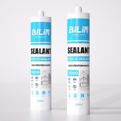 Étancheur acrylique transparent à composant unique flexible, personnalisable pour le caulking