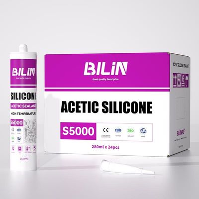 Qualité BILIN S5000 Sédatif de silicone acétoxy curé Applications automobiles et de construction usine