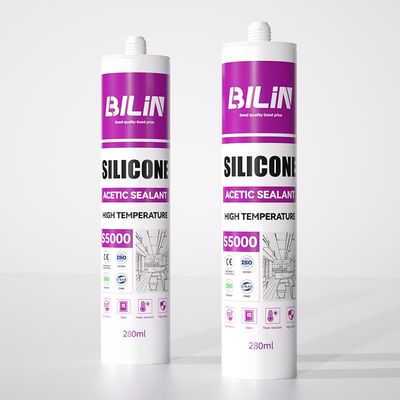 Sédatif de silicone acétoxy imperméable à l'eau Sédatif adhésif de silicone clair
