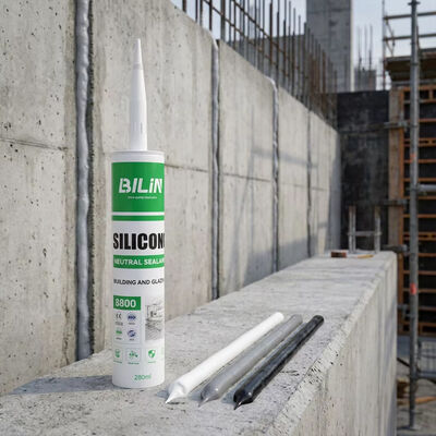 Qualité Collage de silicone neutre à longue durée de vie, scellant anti-fissure flexible pour les joints d'expansion du bâtiment, différentes couleurs en option usine